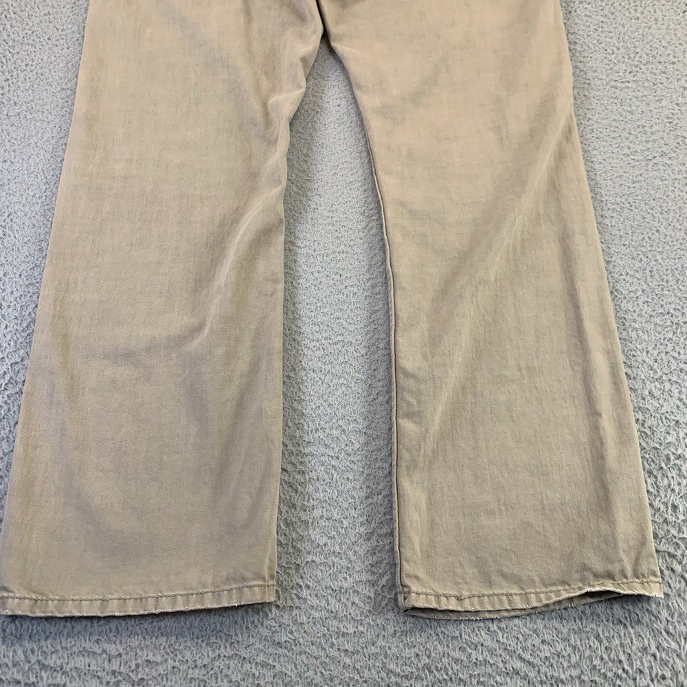 Levis 514 Jeans Mens 36x30 Tan Slim Straight 5-Pocket Cotton Pants Zip Button - Picture 10 of 12